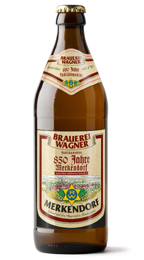 Brauerei Wagner 850 Jahre Jubiläumsbier Label